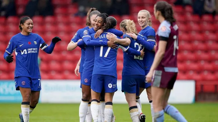 Chelsea đại thắng 6-0 trước Aston Villa, Emma Hayes hạnh phúc với màn trình diễn ấn tượng